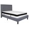 Flash Furniture Full Platform Bed Set, Gray SL-BMF-26-GG - alternate 2
